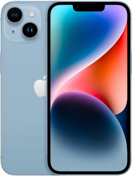 Смартфон Apple iPhone 14 256 ГБ (восстановленный), синий, фото 2