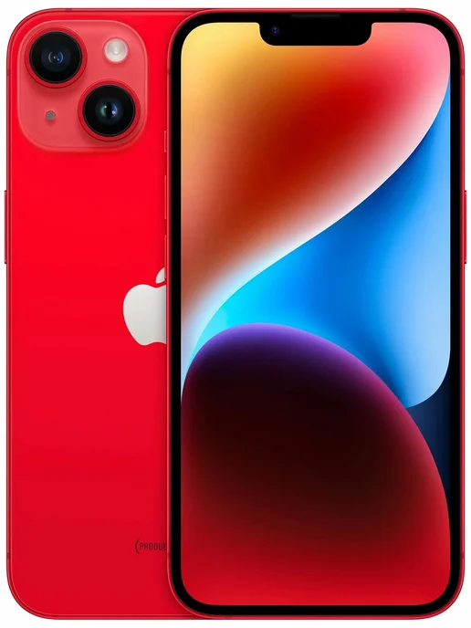 Смартфон Apple iPhone 14 128 ГБ (восстановленный), красный, фото 2